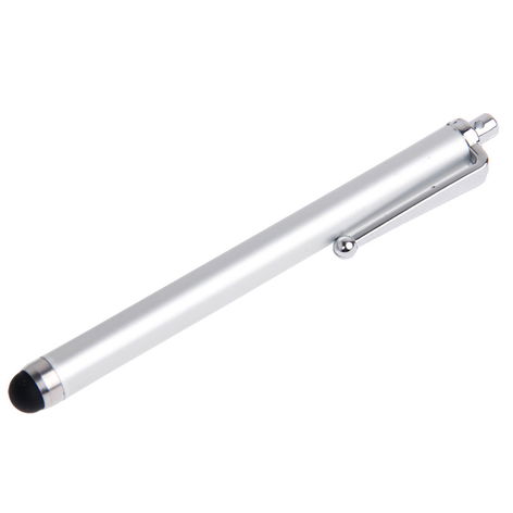 Touchscreen Stylus Pen for iPad, iPhone, Samsung, Kindle – Precision Capacitive Stylus Touchpen for Tablets, Smartphones & Laptops – Silver