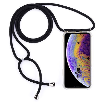 Smartphone necklace for Apple iPhone 11 Pro - Silicone, Crystal Clear Case