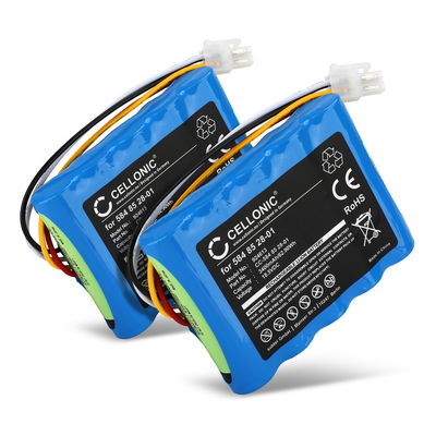 2x Batterie pour Gardena Sileno R100Li, R100LiC, Life, Husqvarna Automower 315, 315X, (Husqvarna 589586201) 18.5V Li Ion 3400mAh de CELLONIC