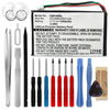 1x Batterie 1250mAh+ kit d'outils