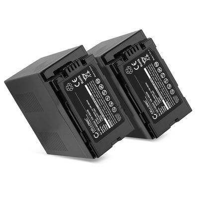 2x Batterie VW-VBD58, VW-VBD29 pour Panasonic HC-X1, HC-X1000, HC-MDH3, AG-AC 8 de CELLONIC