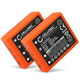 2x Battery (2000mAh, 3.6V)