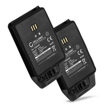 2x Batterie 1220187 1100mAh pour téléphone fixe Aastra DT413 DT423 DT433