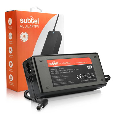 Chargeur pour PC portable HP Compaq / Compaq Presario / EliteBook 8470P 8460P / Envy / Pavilion DV7, DV6, G7 / ProBook 6570B - Alimentation 19V 4.74A 90W 463955-001, Câble de Charge 2.6m