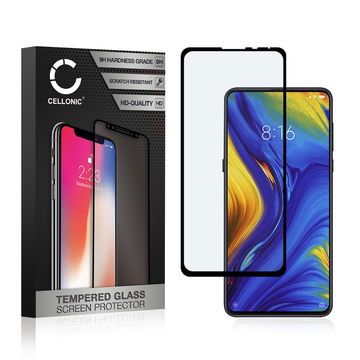 Protection d'écran en verre pour smartphone Xiaomi Mi Mix 3 (3D Case-friendly, haute résistance 9H, 0,33mm, Full Glue)