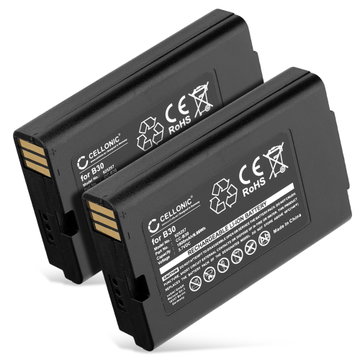 2x Batterie 6801570551, B30 1800mAh pour terminal de paiement Vectron Mobilepro