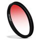 Ø 62mm Filtre Dégradé Rouge