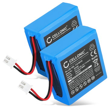 2x Batterie 112-0410, LB-105 700mAh pour terminal de paiement Safescan 155-S