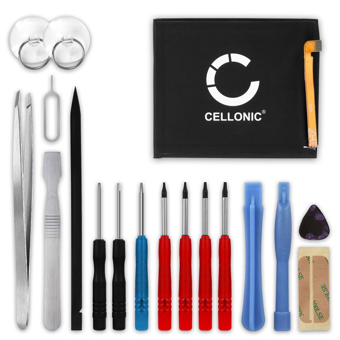 CELLONIC Phone Battery Replacement for Nokia 7.1 (TA-1095) + 17-Tool Phone Repair Kit - HE340, HE347 3000mAh