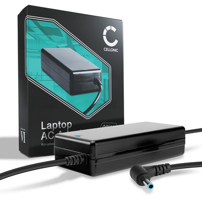 Chargeur pour PC portable HP Envy 13,Pavilion 15, Dell XPS 13 - Alimentation 19.5V 4.62A 90W 65W 45W HP 709986-003, H6Y89AA, Câble de Charge 2.6m