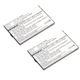 2x Battery (1850mAh, 3.7V)
