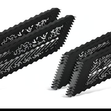 2x Battery for Ikusi IK2, PUPITRE IK2, Ikusi T70/2, Konecranes Mini Joystick Radio RMJ BT11K (1100mAh, 3.7V) from CELLONIC