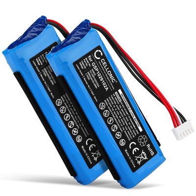 2x Batterie JBL Charge 3 (2016) GSP1029102A (6000mAh, 3.7V) de CELLONIC