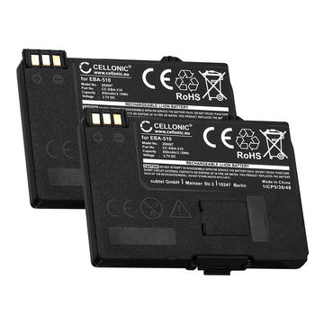 2x Batterie pour Siemens A70, A65, A60, C60, MC60, A57, A55, C55, M55, S55 - EBA-510 (850mAh) , Batterie de remplacement