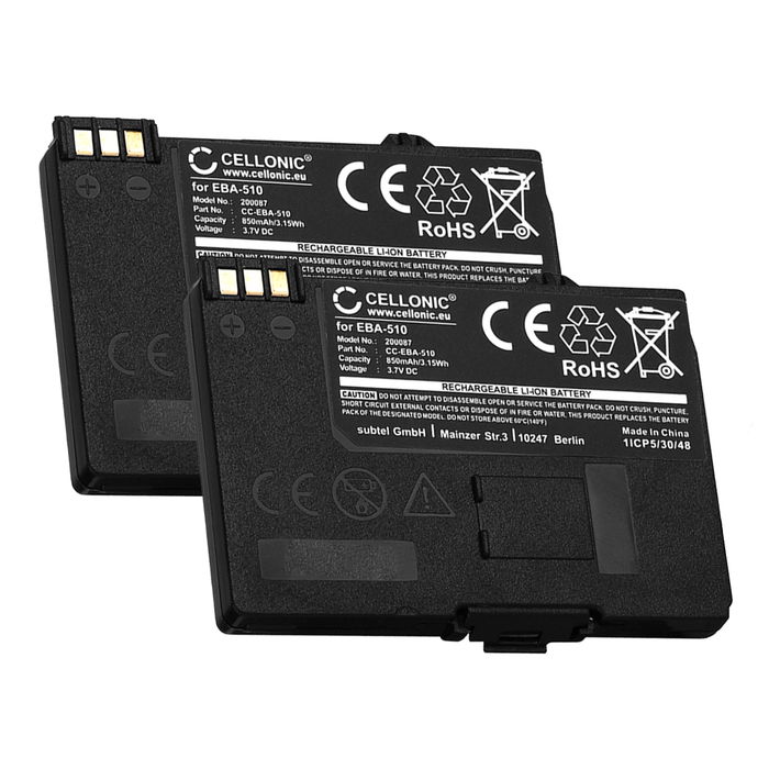 2x Siemens Gigaset SL565 Batterie 850mAh de CELLONIC