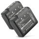 2x 2000mAh 3.6V