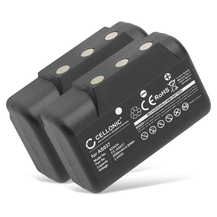 2x IMET M550S Wave L Batterie 2000mAh de subtel