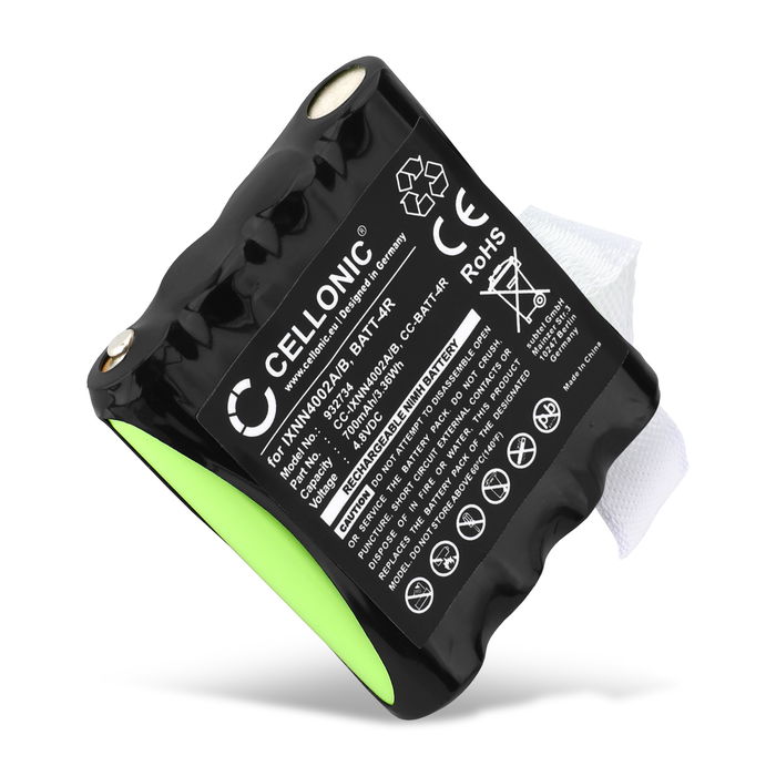 Battery for Motorola TLKR T80, T40, T80 Extreme, T50, T60, T41, T81 Hunter, T61, XT180, XTR446, XTB446, XTK446 4.8V 700mAh NiMH from CELLONIC