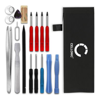 616-00106 Battery for Apple iPhone SE 1. Gen (2016) Smartphone / Phone Battery Replacement - 1620mAh + Tool-kit 17pcs