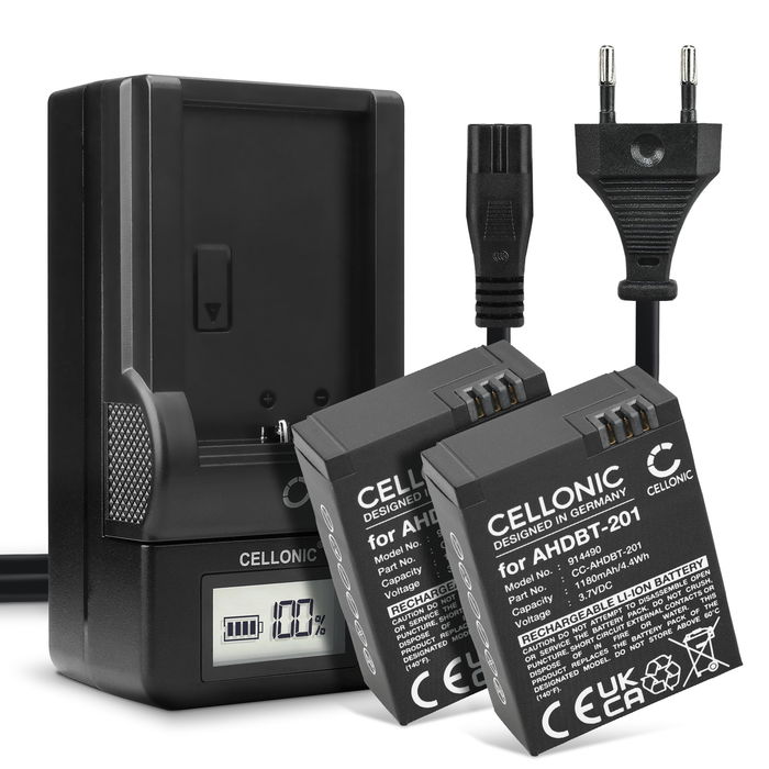 2x GoPro Hero 3 Batterie