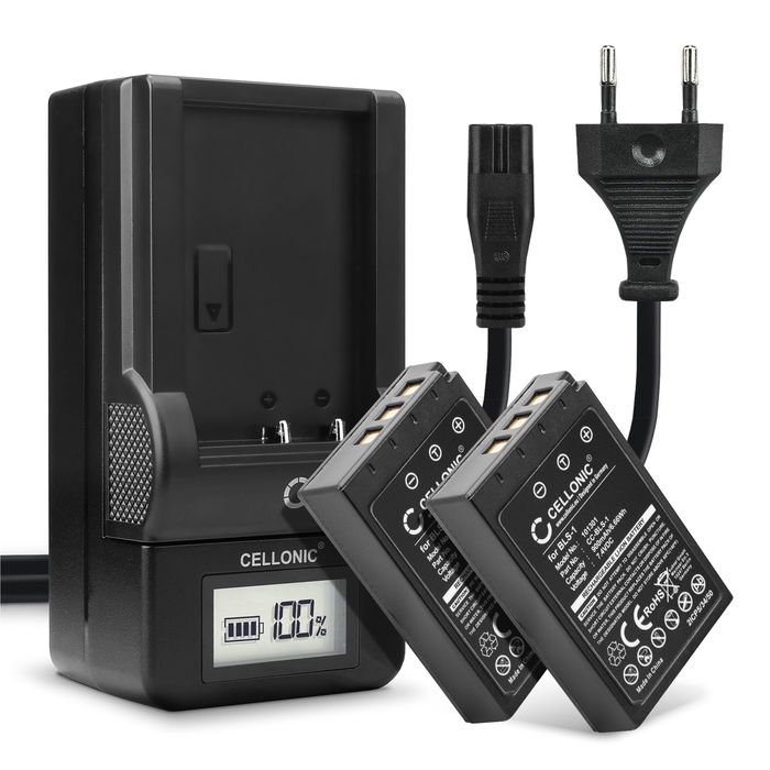 2x Olympus E-410 Batterie + Chargeur 900mAh de CELLONIC