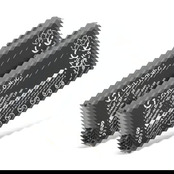 2x Batterie pour Canon DC100 DC20 DC10 DC40 DC95 DC19 DC201 MVX4i MVX460 DC21 DC220 MVX450 HR10 BP-208 BP-208DG (700mAh, 7.4V) de CELLONIC