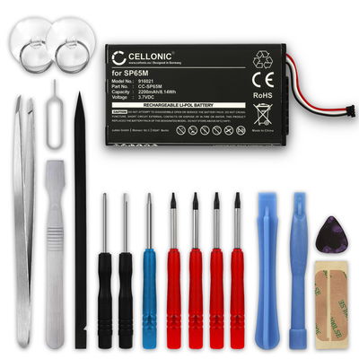Batterie de remplacement SP65M 2200mAh pour Sony PS Vita (PCH-1000 / PCH-1004) / PS Vita (PCH-1100 / PCH-1104) + kit d'outils