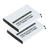 2x Batterie 750mAh