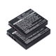 2x 600mAh 3.7V