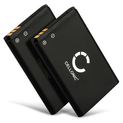 2x Battery for Doro Primo 215 / Primo 405 / PhoneEasy 332gsm / Switel M160 / Doro RCB215 1020mAh from CELLONIC