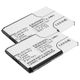 2x 900mAh 3.7V