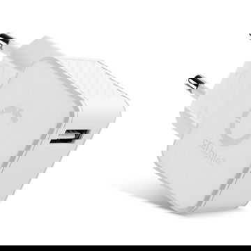 1 Port USB Charger 5V 1A 5W Charging Mains Wall USB Adapter Outlet Socket 100V-240V for Mobile Phone, Tablet, Speakers, Powerbank - White