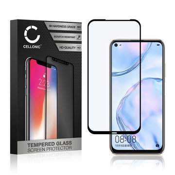 Protection d'écran en verre pour smartphone Huawei P40 Lite 4G (3D Case-friendly, haute résistance 9H, 0,33mm, Full Glue)