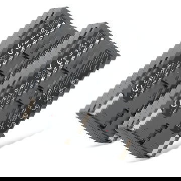 2x Batterie 1850mAh pour appareil photo Samsung MD 9014, SC-L810, SC-L860 - Remplacement modèle SB-L110A L160 L320 L480