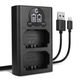 Dual Charger + USB Cable