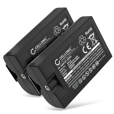 2x Battery for Ring Intercom, Ring Stick Up Cam, Ring Spotlight Cam, Ring Video Doorbell 2 6400mAh from CELLONIC