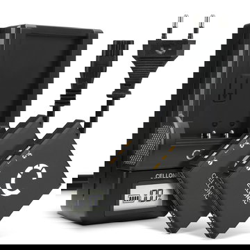 Pack de 2x batteries KLIC-7001 700mAh pour appareil photo Kodak EasyShare M763, M753, M893 IS, M863, M853, Kodak KLIC-7001, M340, M320 - Avec chargeur et câble d'alimentation