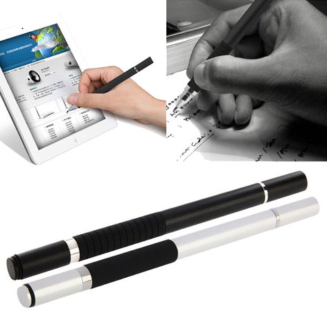 2x Stylet Apple iPhone 13, 12, 11, 13 Pro, 13 Pro Max, SE – noir argent subtel