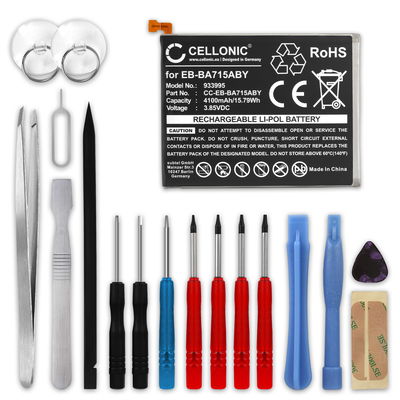 subtel Phone Battery Replacement for Samsung Galaxy A71 (SM-A715) + 17-Tool Phone Repair Kit - EB-BA715ABY 4100mAh