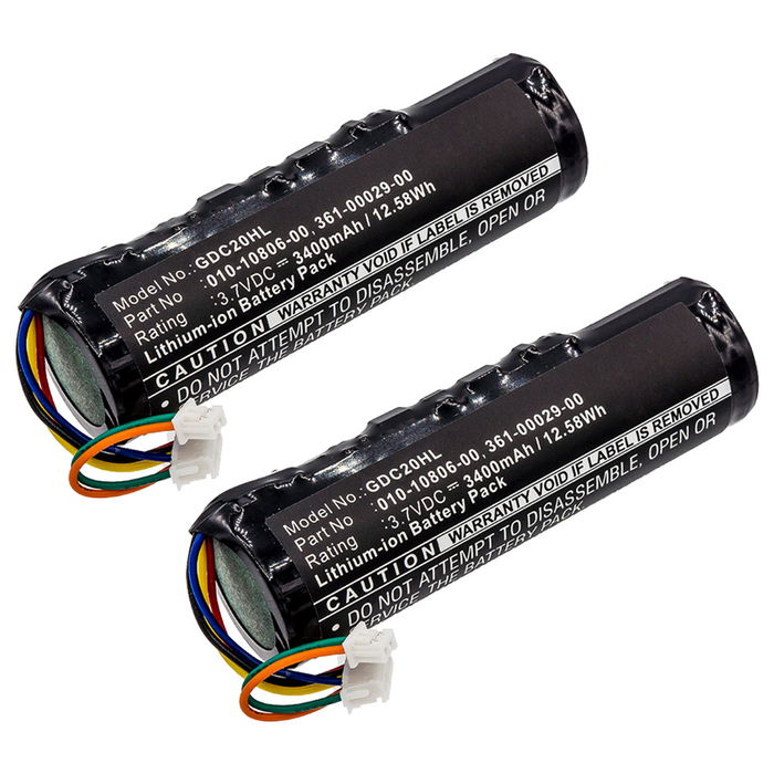 2x Garmin Astro DC20 Batterie 3400mAh de subtel
