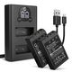 2x Battery (1000mAh, 7.4V) + Dual Charger