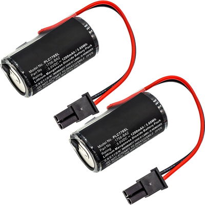 2x Batterie 1200mAh pour Allen-Bradley 1756-BA2 -
