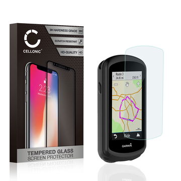 Backcover + Protection d'écran pour Garmin Edge 1030 / Edge 1030 Plus - Silicone, noir Housse Pochette