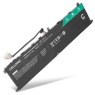 Batterie de rechange pour ordinateurs portables MSI G65, G65 Stealth Thin, P42, P65 - 5200mAh 15.2V