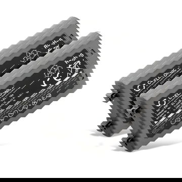 2x Batterie pour Nikon D850, D5, D800, D810, D4s, D4, D6, D800E, Z 9 3300mAh de CELLONIC