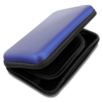 Housse de protection pour Nintendo 3DS XL, DSi XL, New 2DS XL, Retroid Pocket 2 Plus & Analogue Pocket – Étui robuste en bleu foncé