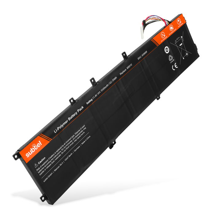 Dell Precision 15 5520 Batterie 11.4V 5500mAh de subtel