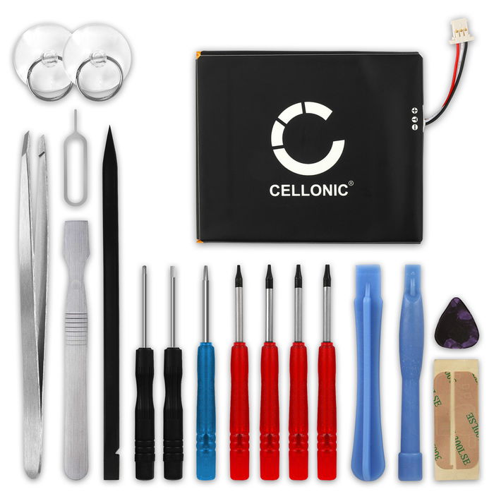 Amazon kindle 499 Batterie + kit d'outils 890mAh de CELLONIC