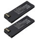 2x 2400mAh 3.7V