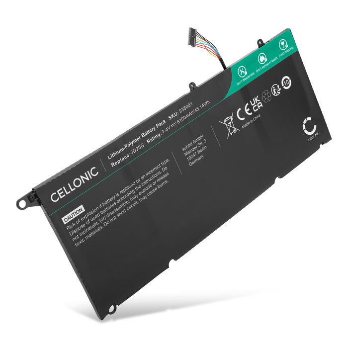 Dell JD25G Batterie 6100mAh de subtel